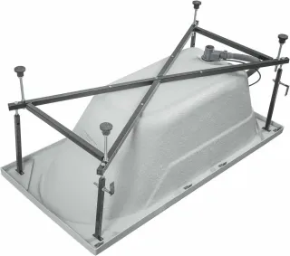 Акриловая ванна Aquanet West 347175 130x70 см с каркасом и фронтальной панелью